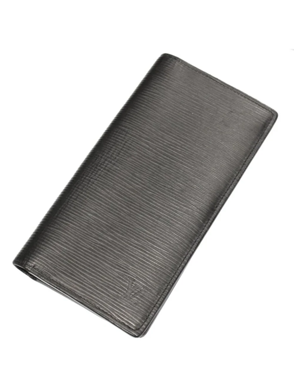 Louis Vuitton Portefeuille Brazza Epi Noir Wallet